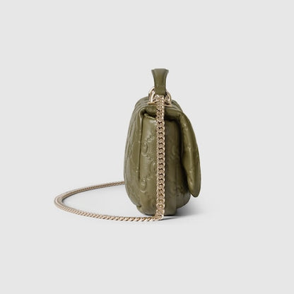 Gucci GG Milano small top handle bag (Green)