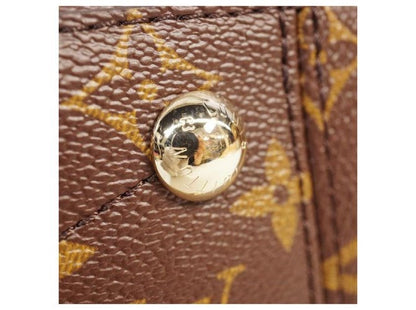 Louis Vuitton Brown Coated Canvas and Leather Monogram Souplo MM Tote Bag