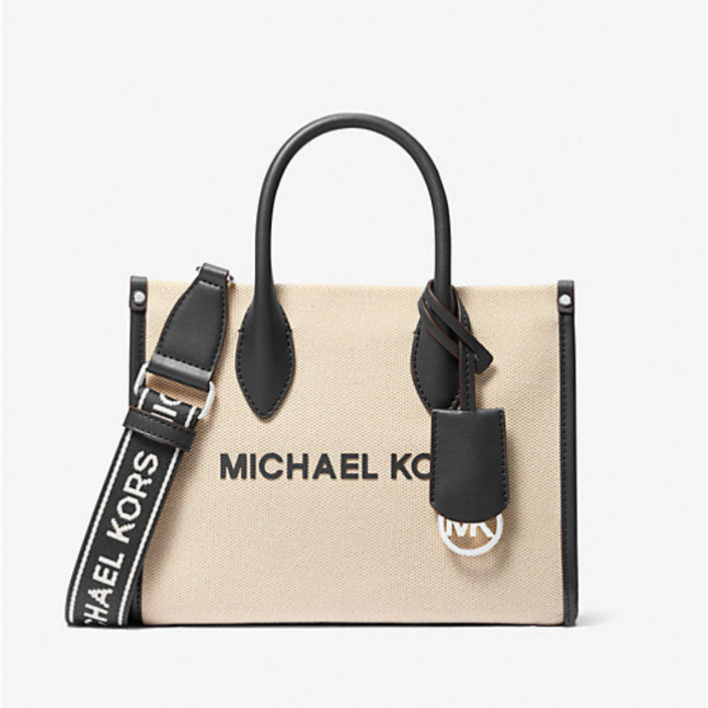 Michael Kors Mirella Signature Logo Tote Bag in Black