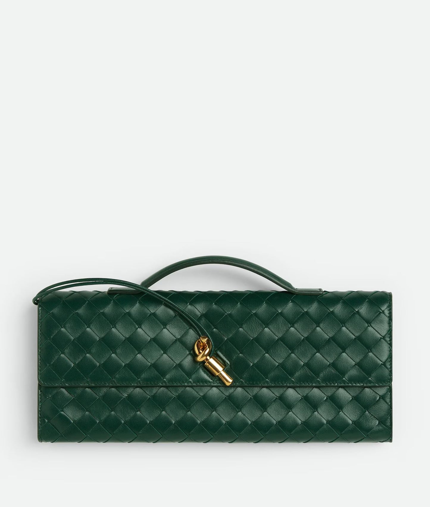 Bottega Venetta Andiamo Clutch Bag (Green)
