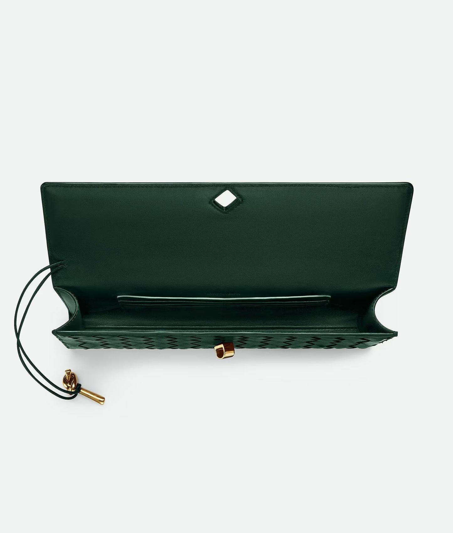 Bottega Venetta Andiamo Clutch Bag (Green)