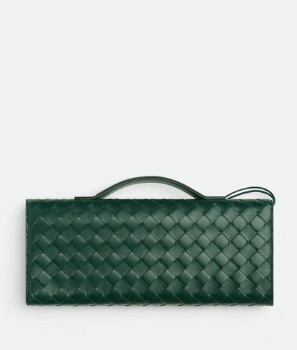 Bottega Venetta Andiamo Clutch Bag (Green)