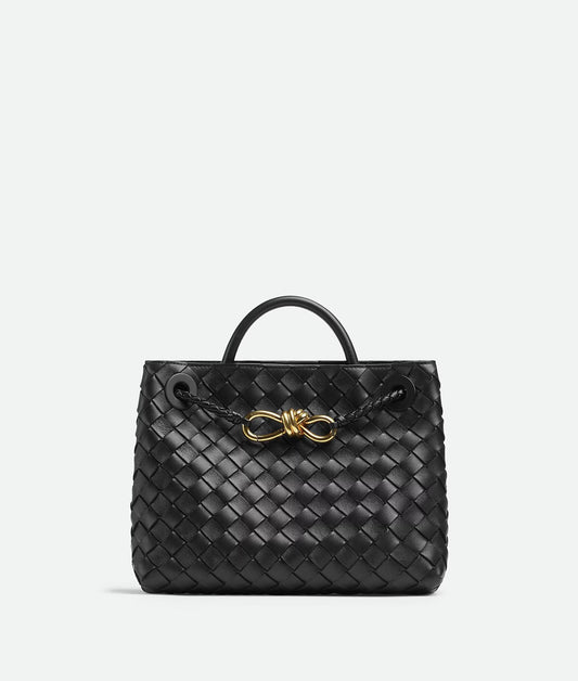Bottega Venetta Andiamo Handbag (Black)