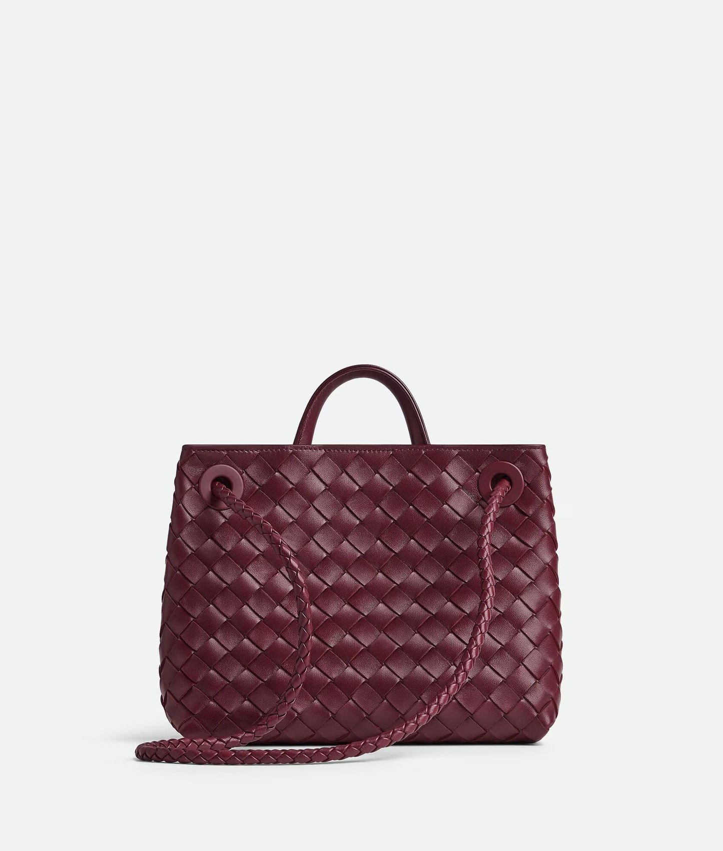 Bottega Venetta Andiamo Handbag (Mahroon)