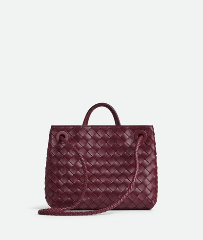 Bottega Venetta Andiamo Handbag (Mahroon)