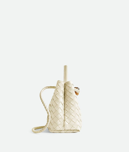 Bottega Venetta Andiamo Handbag (White)