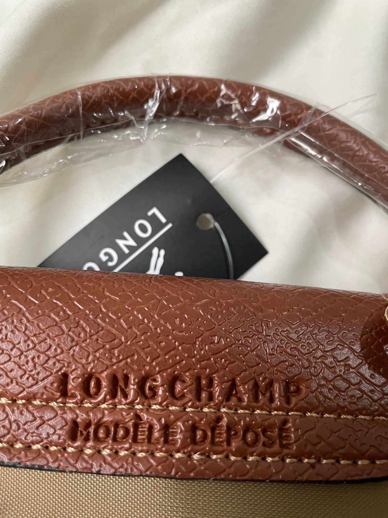 Longchamp Le Pliage Pouch with Handle (Forest Green)