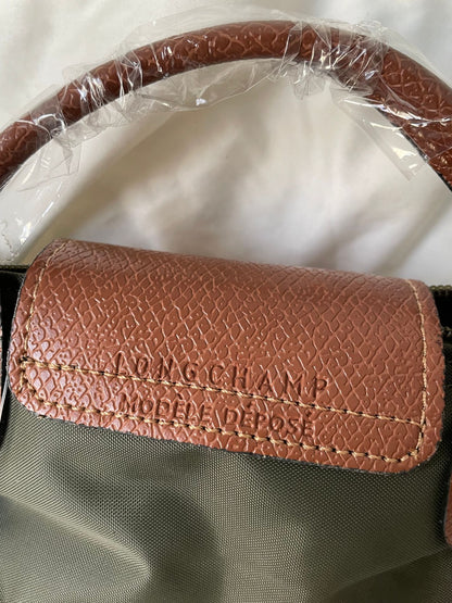 Longchamp Le Pliage Pouch with Handle (Forest Green)