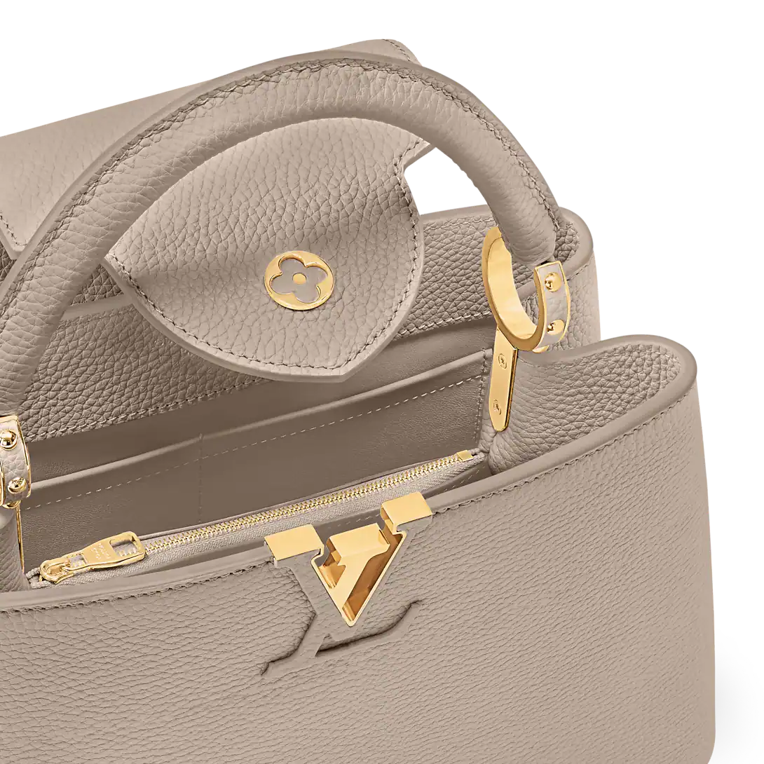 Louis Vuitton Capucines BB Hand Bag (Beige)