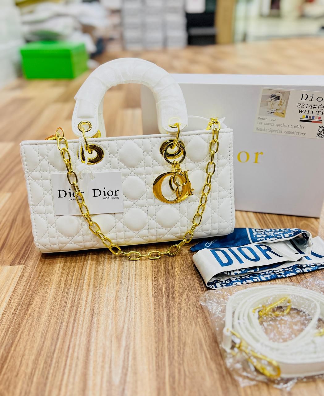 Lady Dior Medium D-Joy Bag