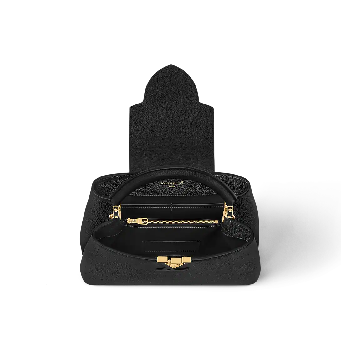 Louis Vuitton Capucines BB Hand Bag (Black)