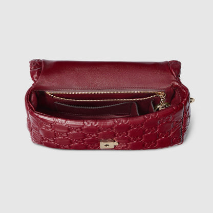 Gucci GG Milano small top handle bag (Maroon)