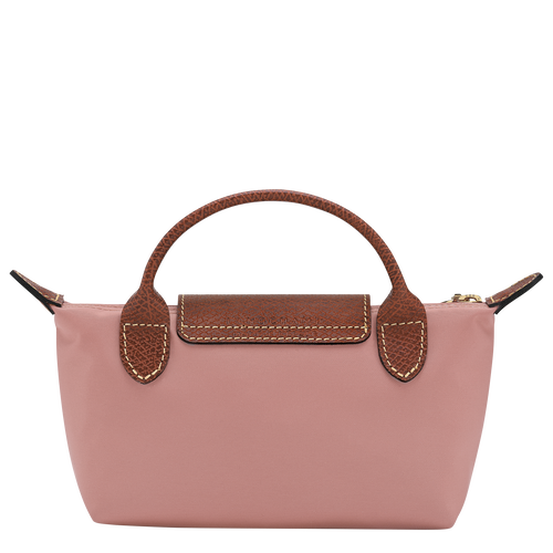 Longchamp Le Pliage Pouch with Handle (Powder Pink)
