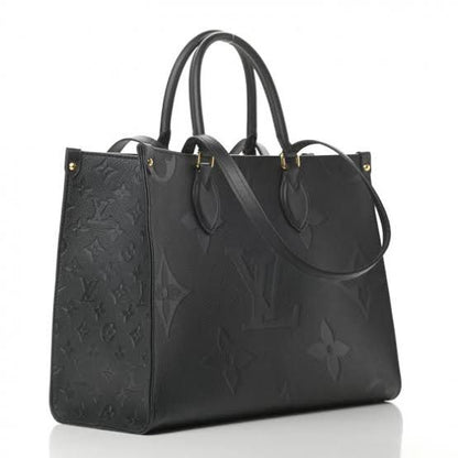 Louis Vuitton OnTheGo MM Large Tote Bag (Black)