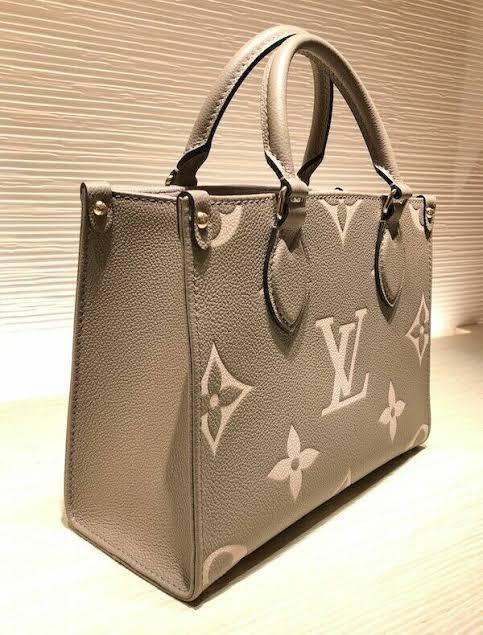 LOUIS VUITTON Empreinte On The Go PM ( Beige )
