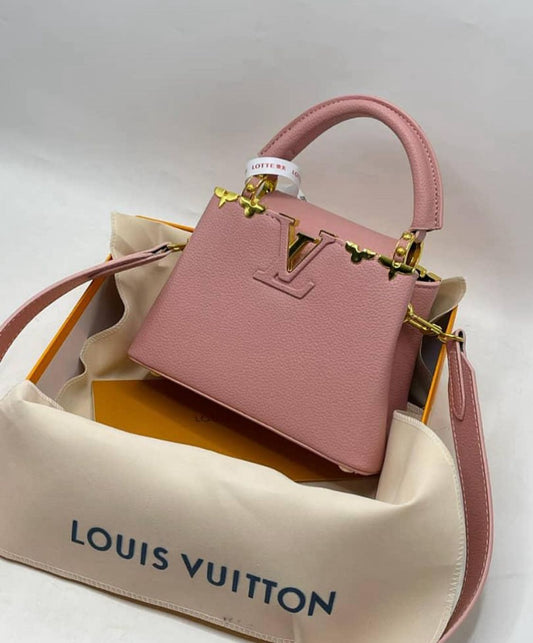 Louis Vuitton Capucines BB Hand Bag (Baby Pink)