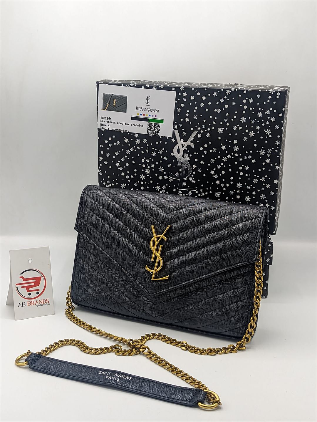 YSL Monogram Matelassé Chain Crossbody Bag