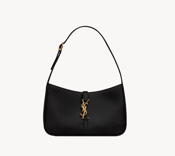 Saint Laurent Hobo Shoulder Bag (Black)