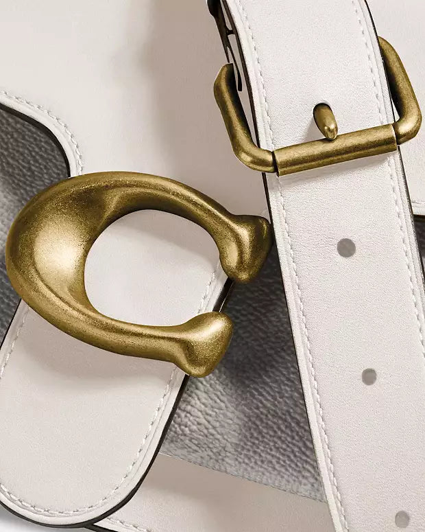 COACH Tabby 26 White Canvas Design