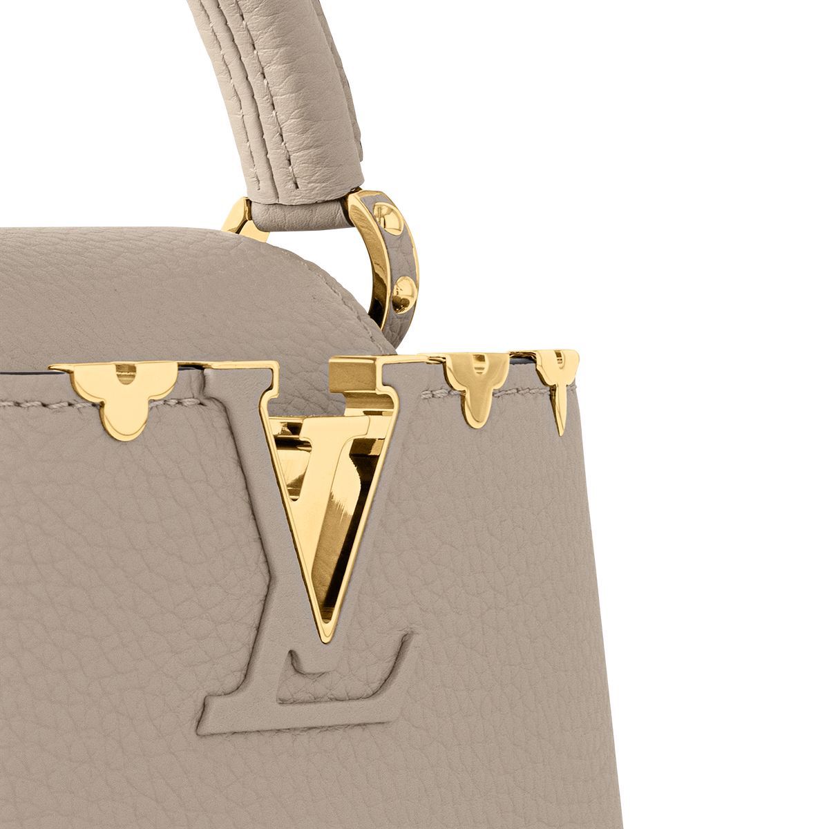 Louis Vuitton Capucines BB Hand Bag (Beige)