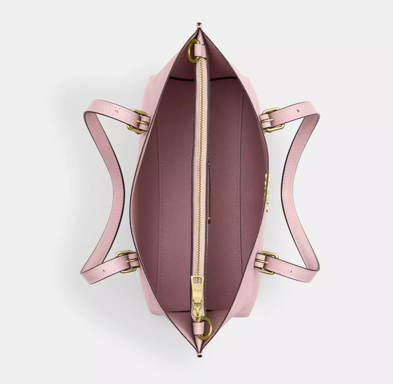 Coach Mollie Tote Bag 25 Powder Pink