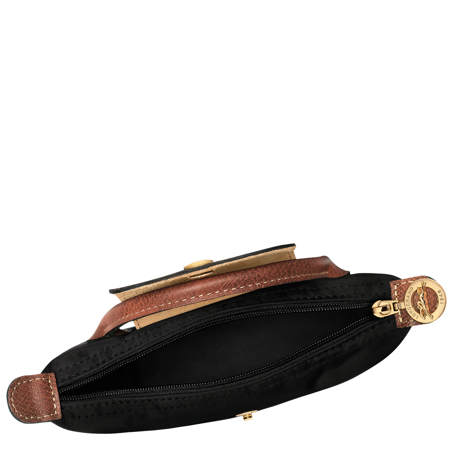 Longchamp Le Pliage Pouch with Handle (Black)