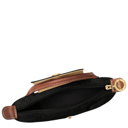 Longchamp Le Pliage Pouch with Handle (Black)