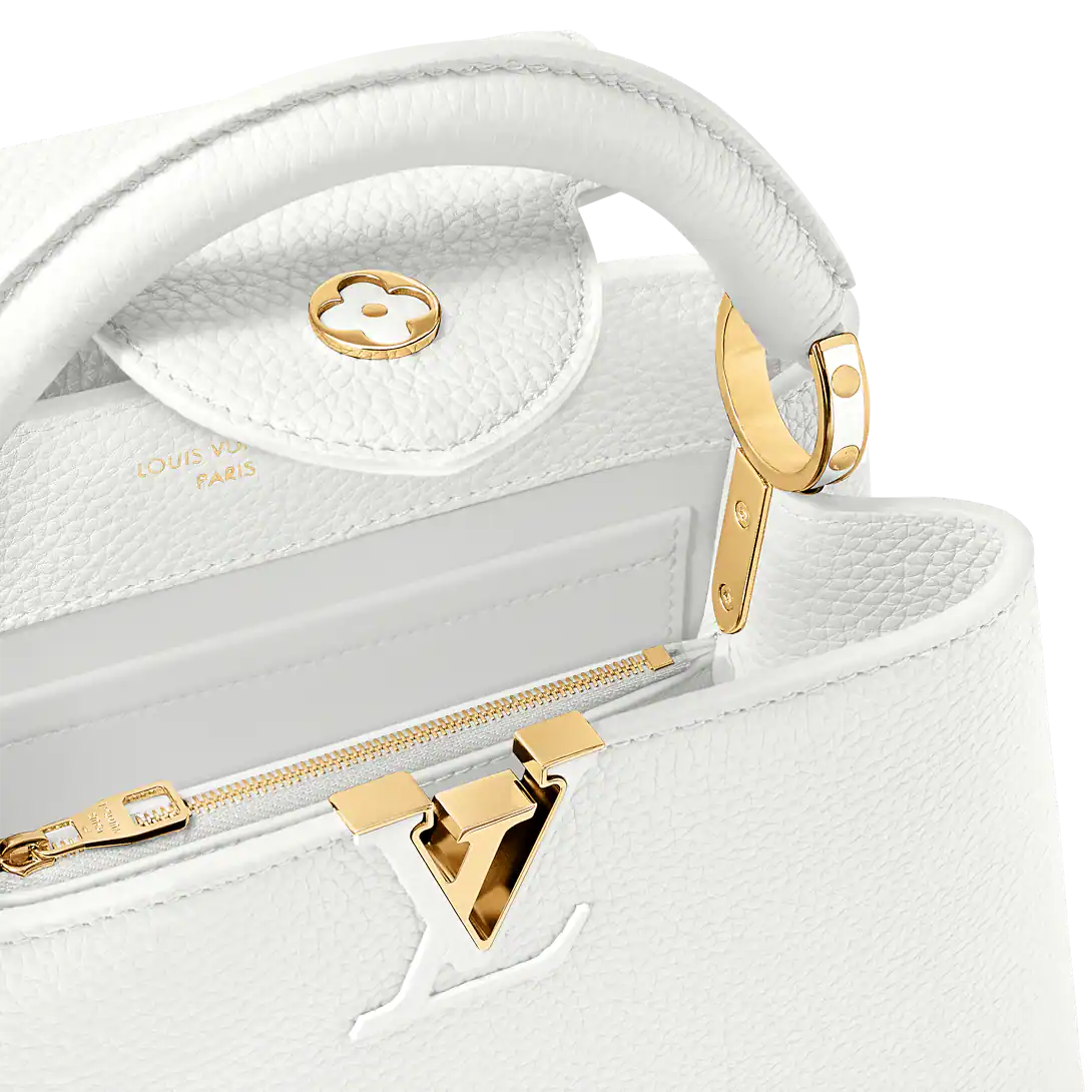 Louis Vuitton Capucines BB Hand Bag (White)
