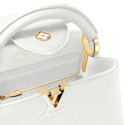 Louis Vuitton Capucines BB Hand Bag (White)