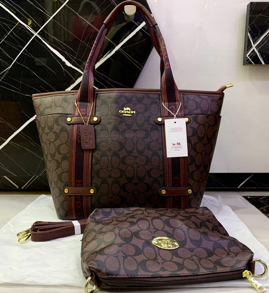 Coach Ashton Tote Bag in Signature Canvas.