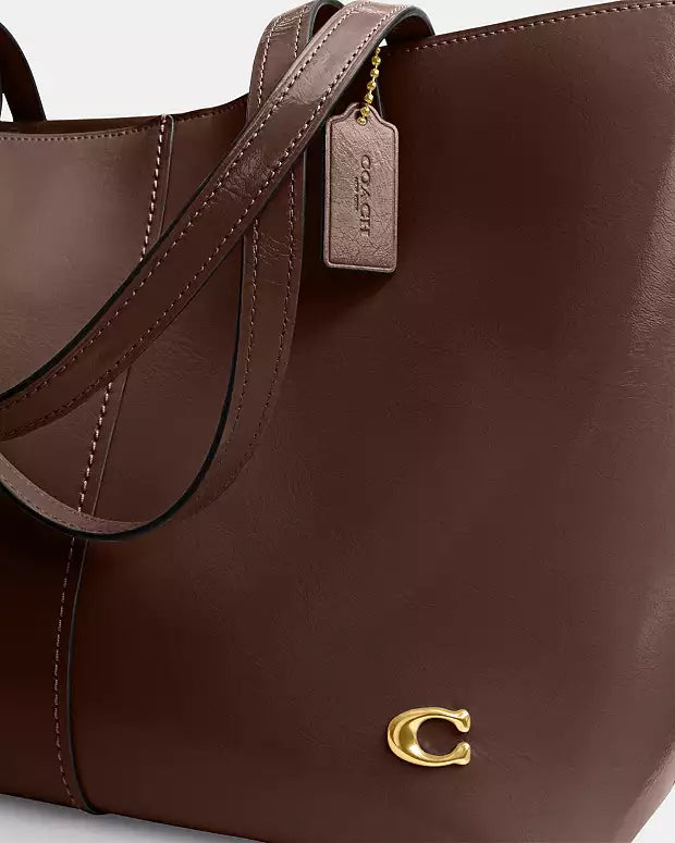 COACH North 32 Tote Bag (Mehroon)