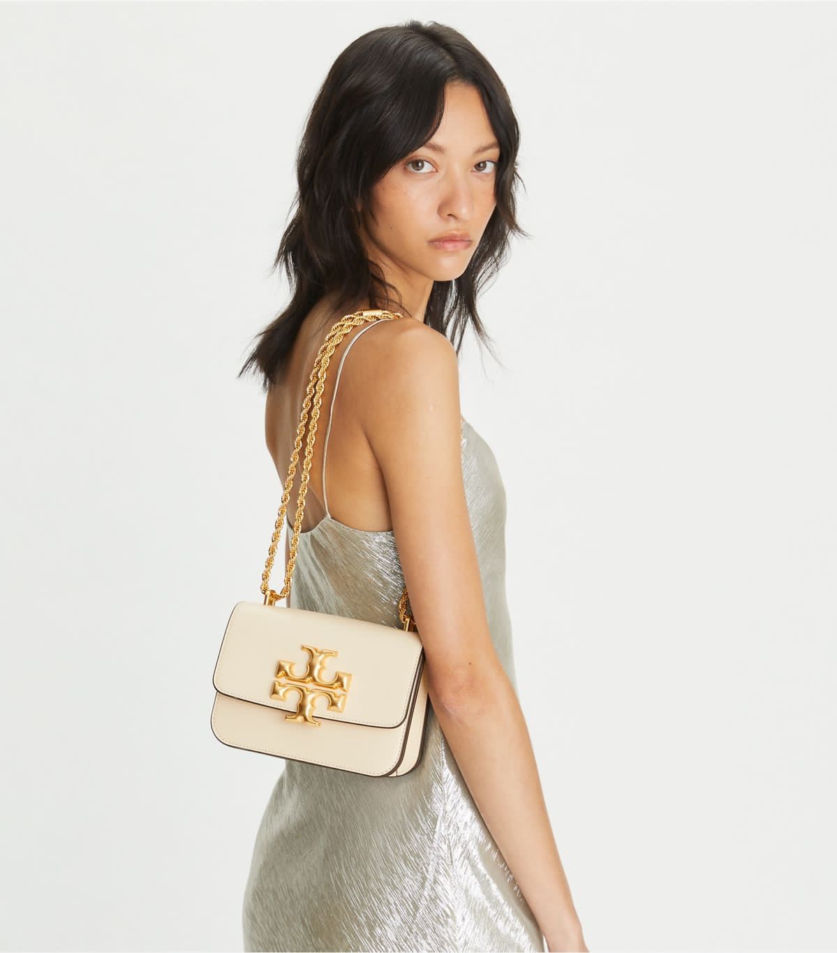 Tory Burch Eleanor Shoulder Bag (White)
