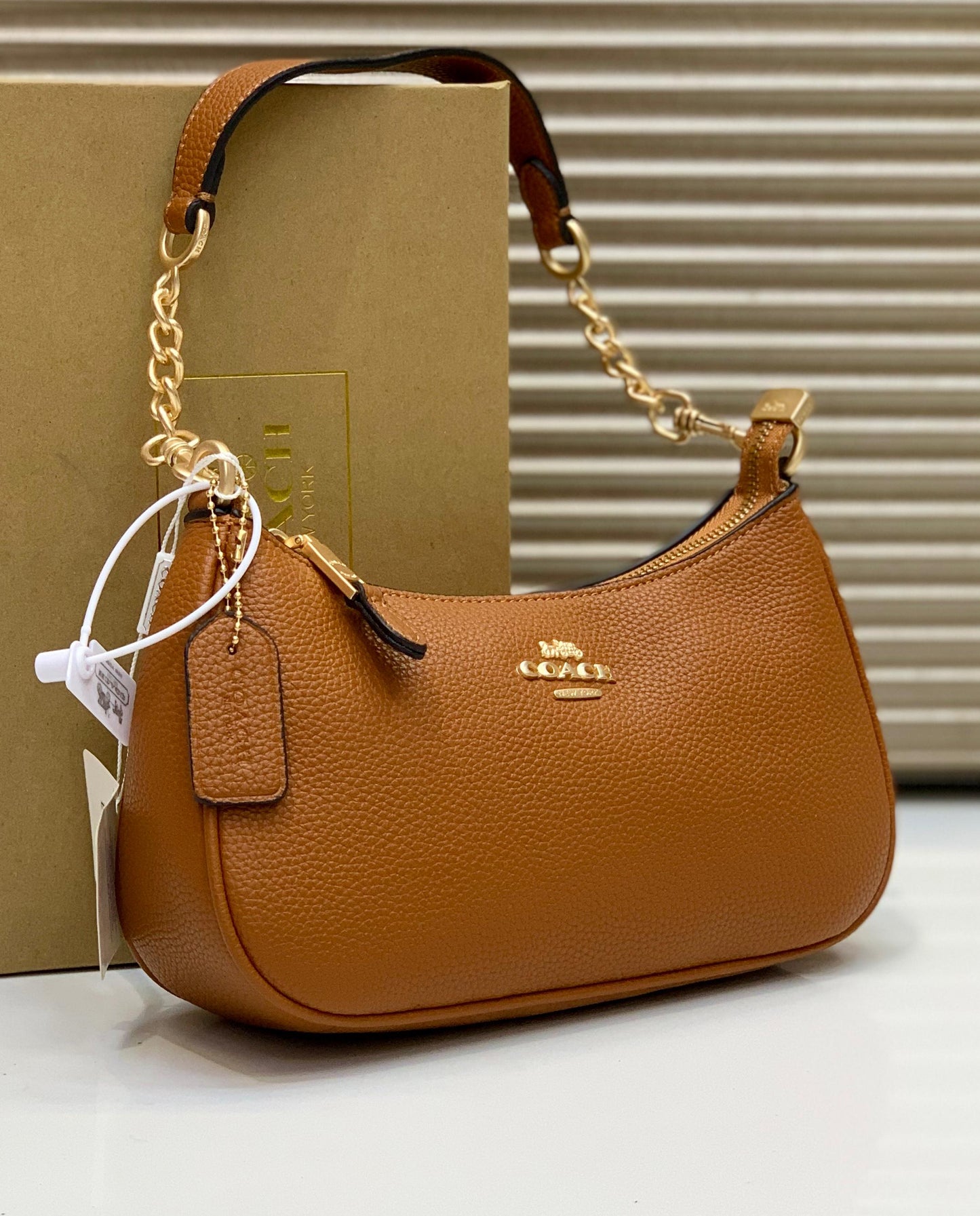 Coach Teri Shoulder Bag Brown