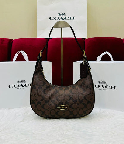 COACH Bailey Hobo Shoulder Bag Canvas Design
