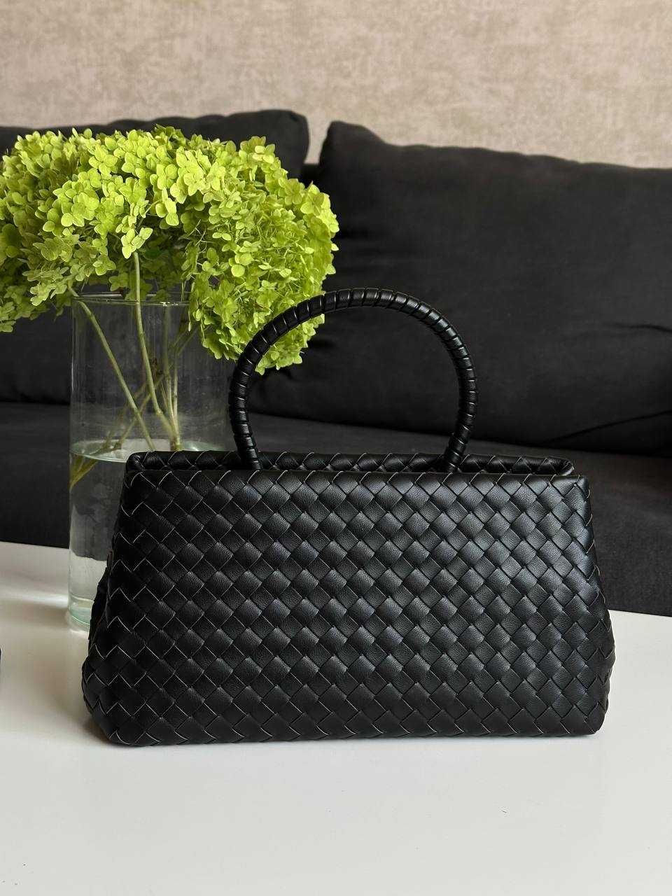JW PIE Elora Woven Tote Bag (Black)