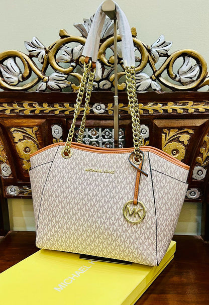MICHAEL KORS Jet Set Large Chain Handle Tote Bag