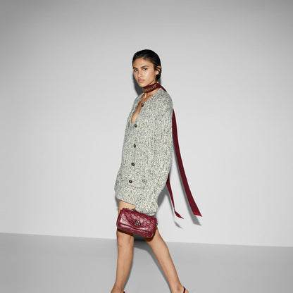 Gucci GG Milano small top handle bag (Maroon)