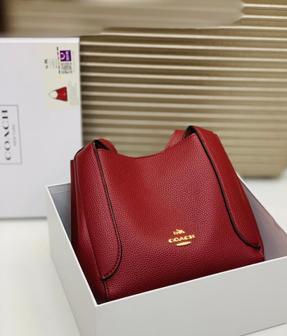 Coach Hadley Hobo 21 Hand Bag (Mahroon)