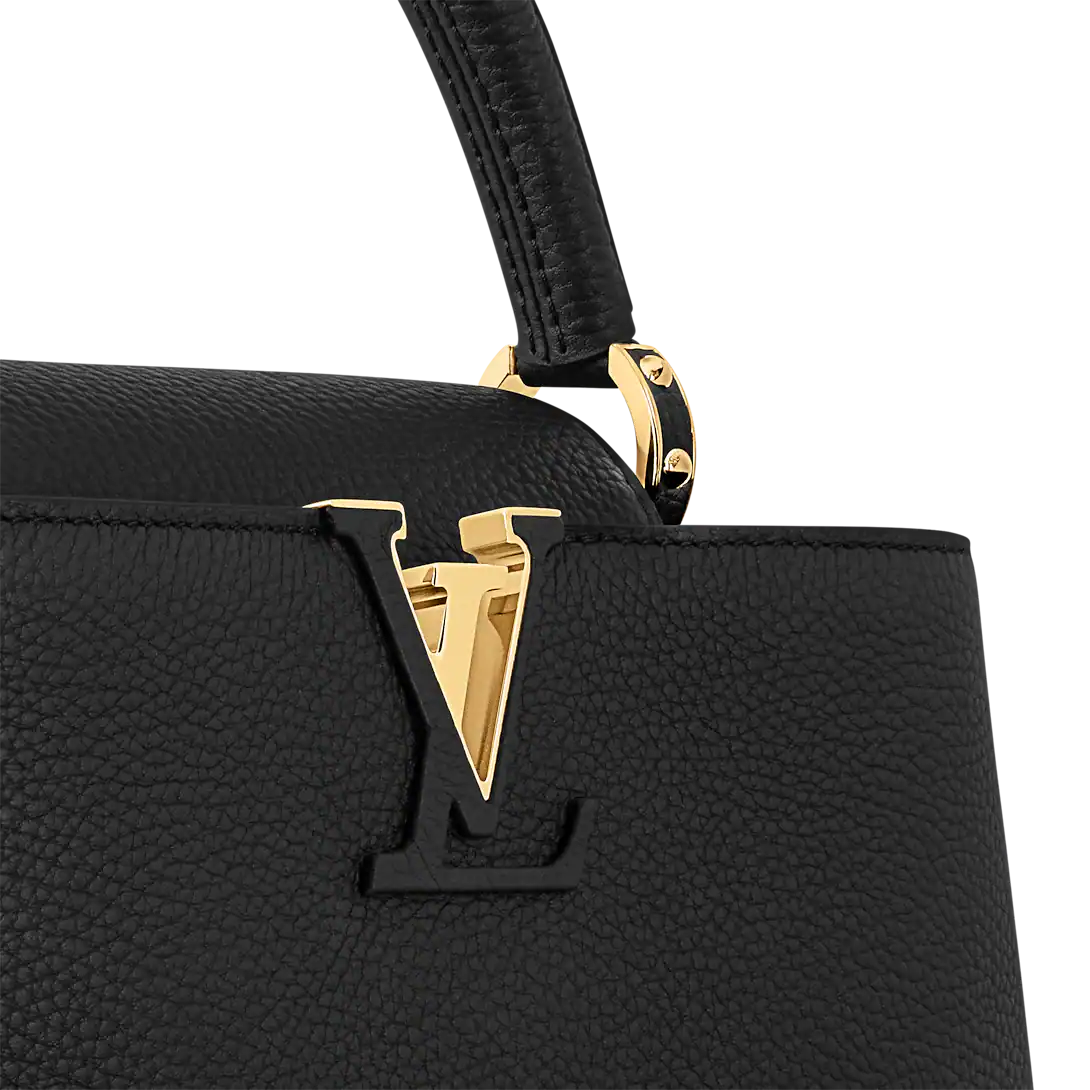 Louis Vuitton Capucines BB Hand Bag (Black)