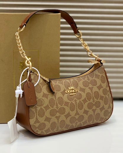 Coach Teri Shoulder Bag (Brown)