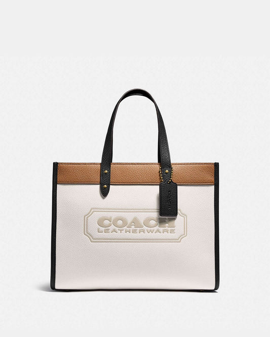 COACH Field Tote 30 in Brown Leatherware