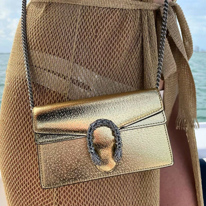 Gucci Mini Dionysus Bag (Gold)