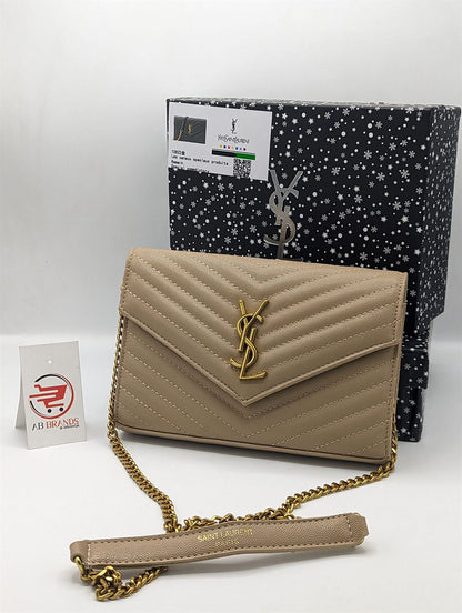 YSL Monogram Matelassé Chain Crossbody Bag