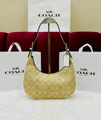 COACH Bailey Hobo Shoulder Bag Canvas Design