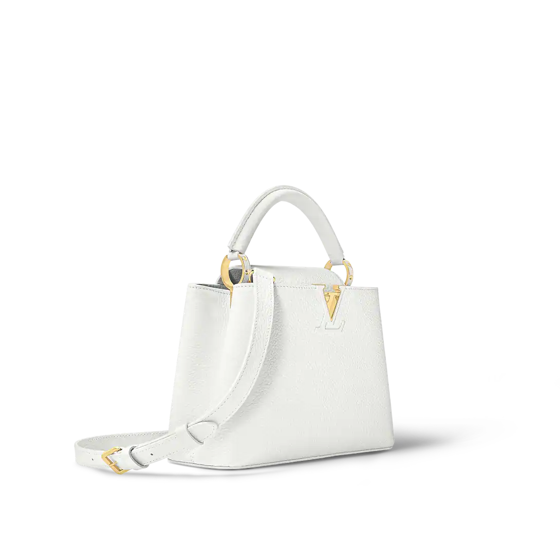 Louis Vuitton Capucines BB Hand Bag (White)