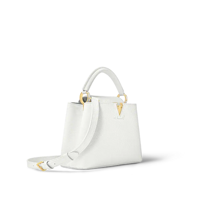 Louis Vuitton Capucines BB Hand Bag (White)