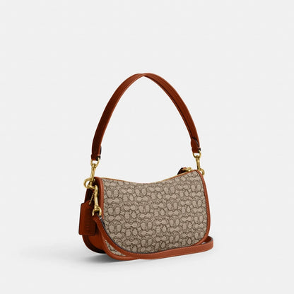 Coach Swinger In Signature Jacquard