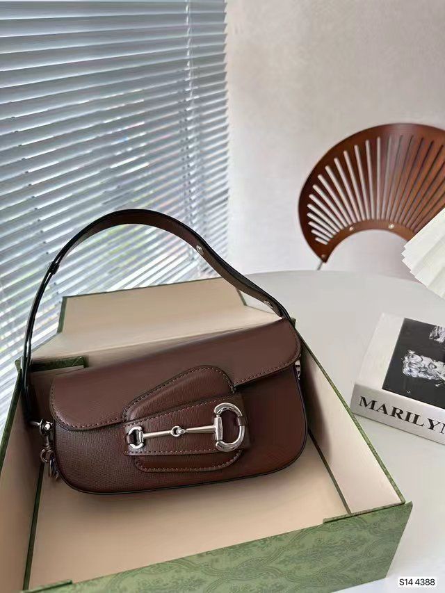 GUCCI Horsebit 1955 Monogrammed Bag