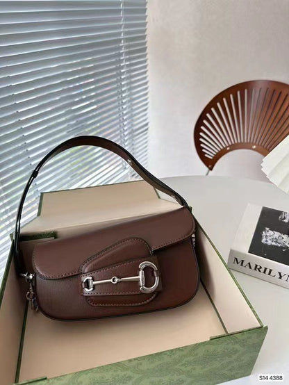 GUCCI Horsebit 1955 Monogrammed Bag