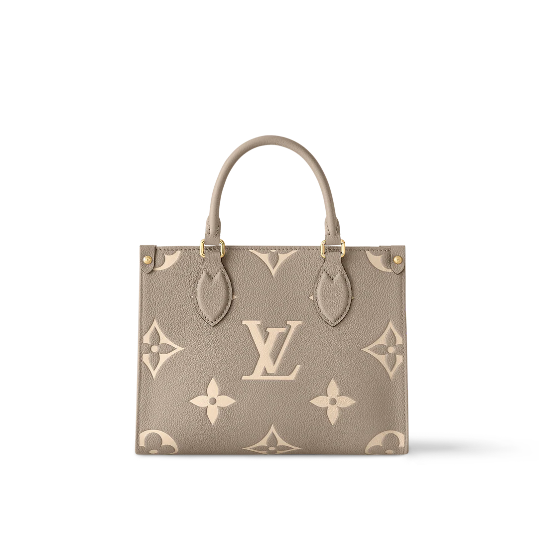 LOUIS VUITTON Empreinte On The Go PM ( Beige )